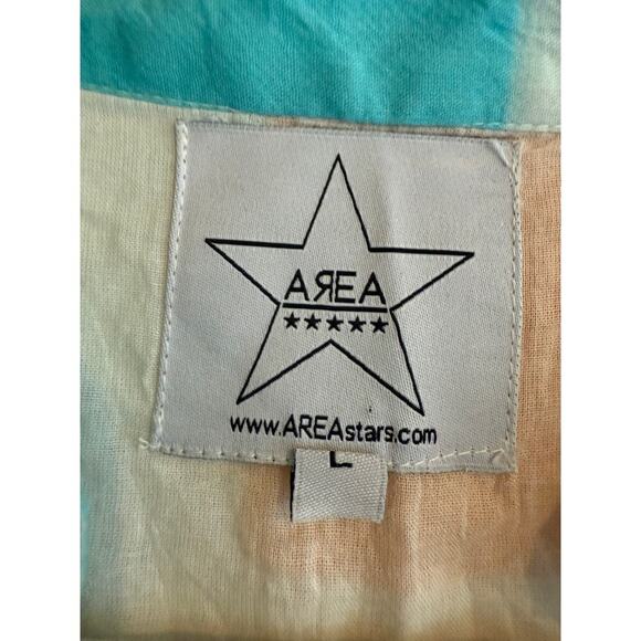 Area Stars Women’s Kelly Tassel Trim Cotton Shift Dress Boho Resort size Large - Picture 4 of 7